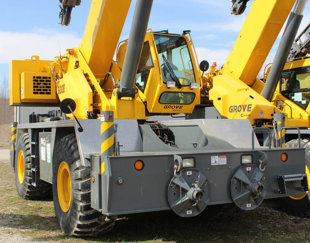 Grove Rt600e Grove RT650E Used Rough - Terrain Crane For Sale.